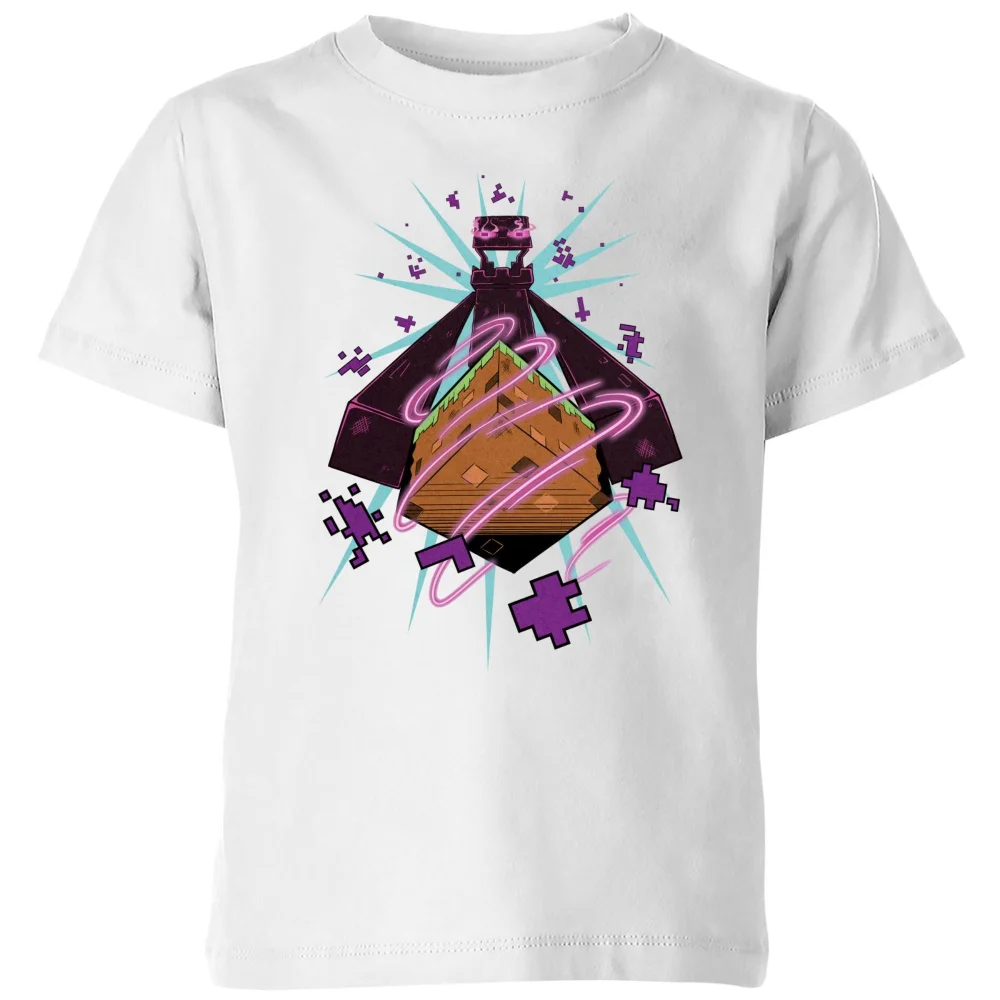 Minecraft Figure Kids' T-Shirt - White - 3-4 Years Image 1