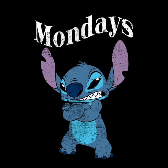 Disney Mondays Unisex T-Shirt - Black