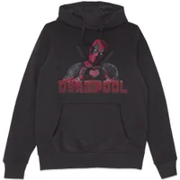 Marvel Deadpool Heart U Hoodie - Black - undefined undefined