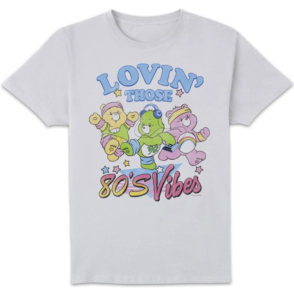 Care Bears Lovin' Those 80s Vibes Unisex T-Shirt - White - S Image 1