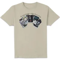 Death Note Playing Cards Unisex T-Shirt - Cream - undefined undefined