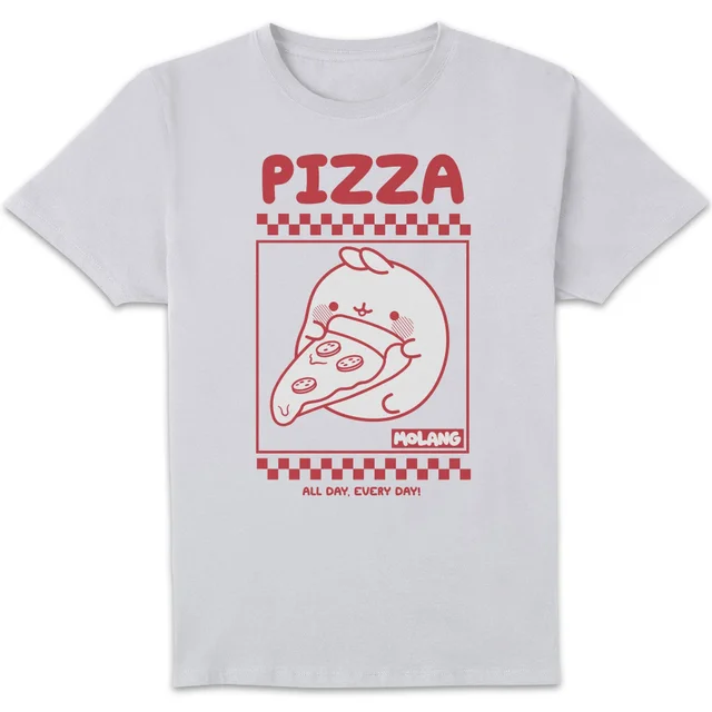 Molang Pizza Box Unisex T-Shirt - White