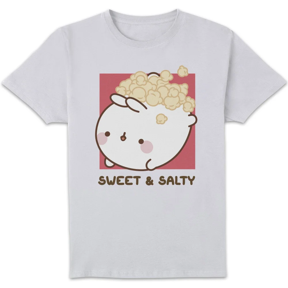 Molang Popcorn Box Unisex T-Shirt - White - XXL Image 1