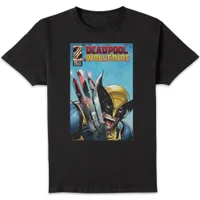 Marvel Deadpool Wolverine Reflection Unisex T-Shirt - Black - undefined undefined