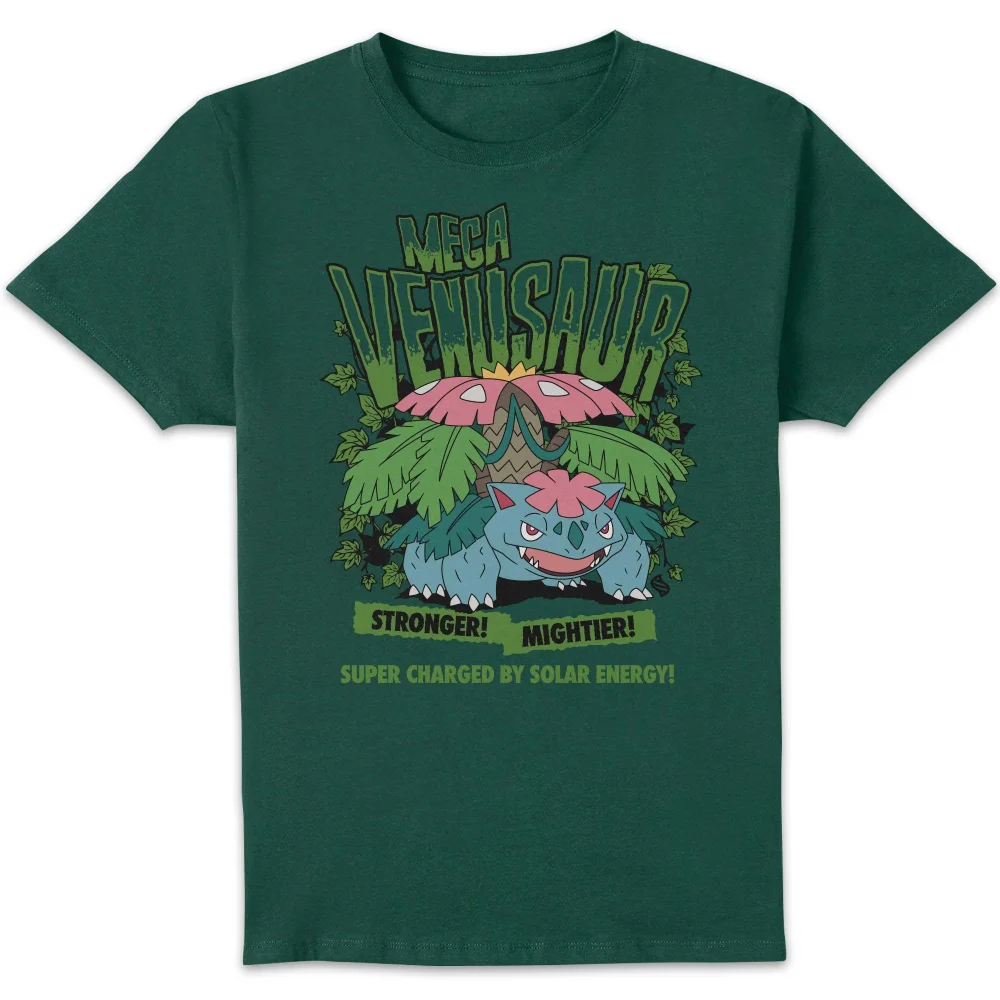 Pokémon Mega Venusaur Unisex T-Shirt - Green - S Image 1