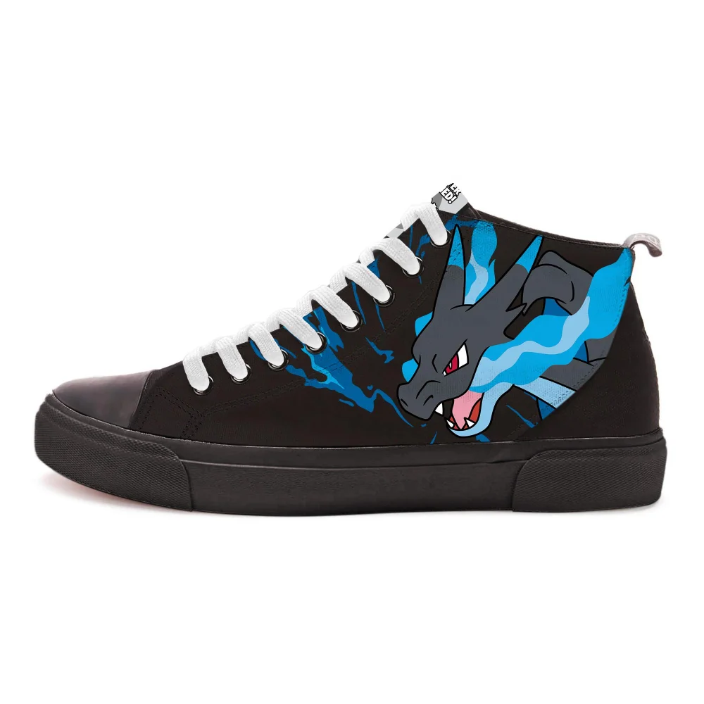 Pokémon Mega Charizard High Top - Black / Black - UK 6 / EU 39.5 / US Men's 6.5 / US Women's 8 Image 1