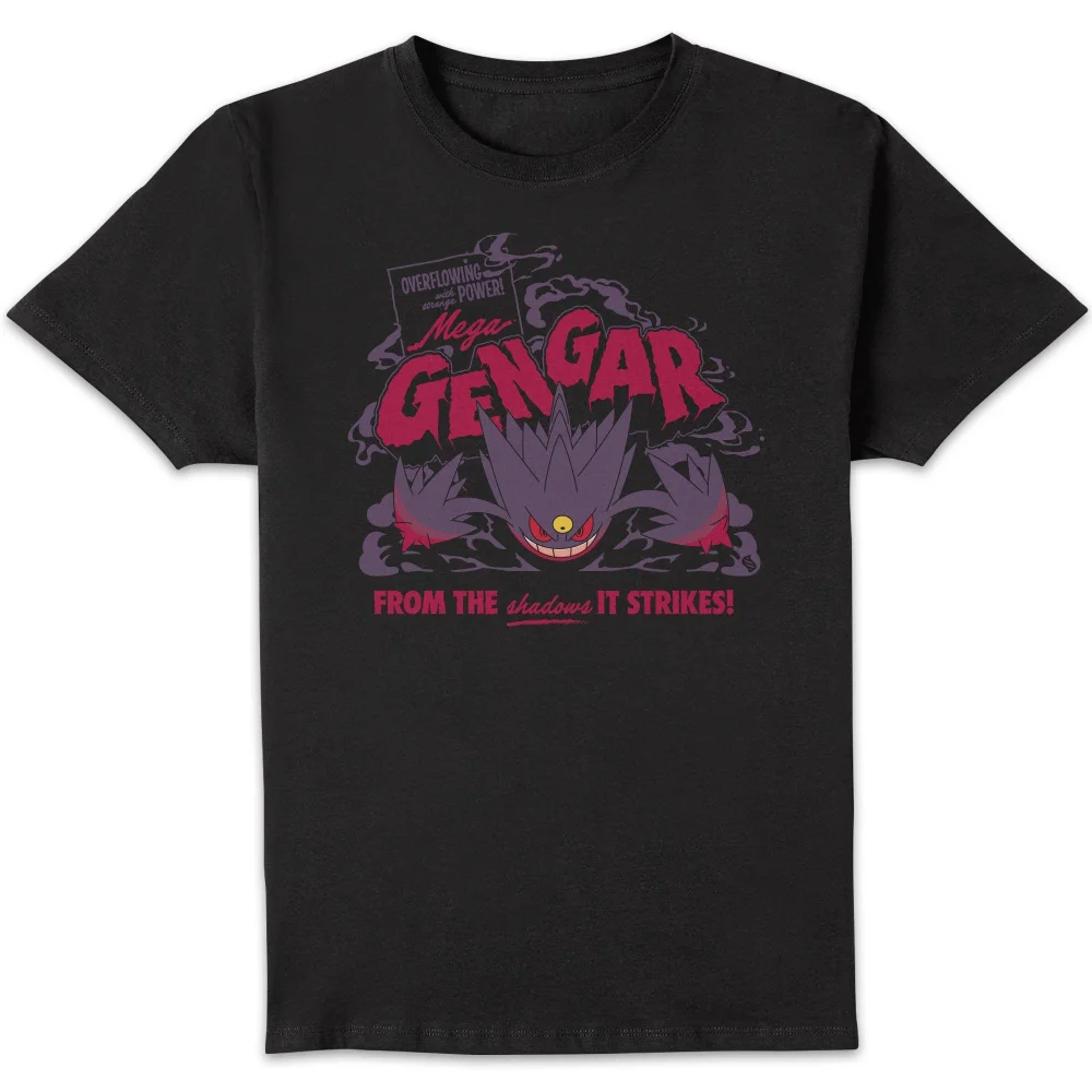 Pokémon Mega Gengar Unisex T-Shirt - Black - 3XL Image 1