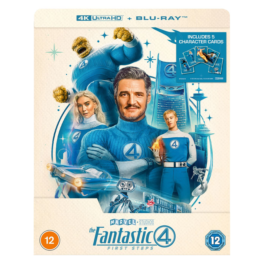 Marvel Studios' The Fantastic Four 4K Ultra HD SteelBook | Zavvi UK Marvel Studios' The Fantastic Four 4K Ultra HD SteelBook | Zavvi UK
