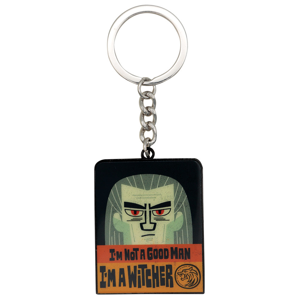 The Witcher and Roach Keyring Image 1