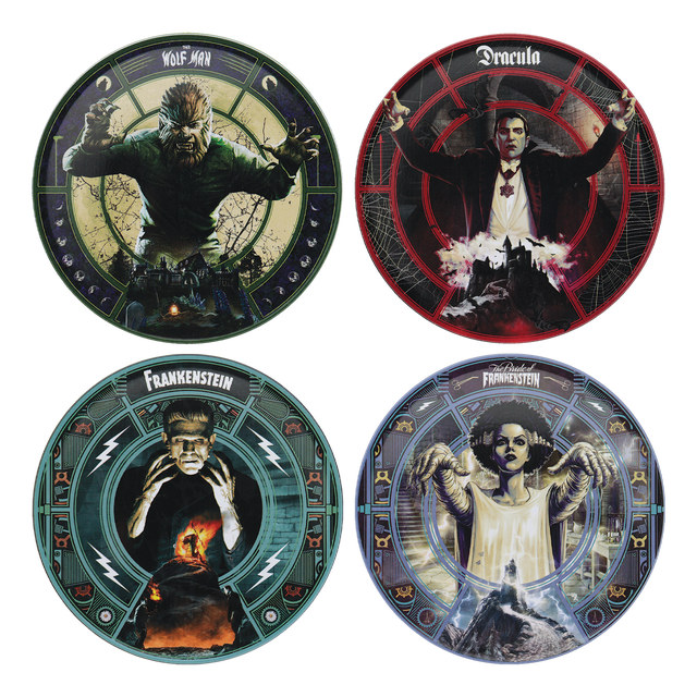 Universal Monsters Set of Four Printed Coasters