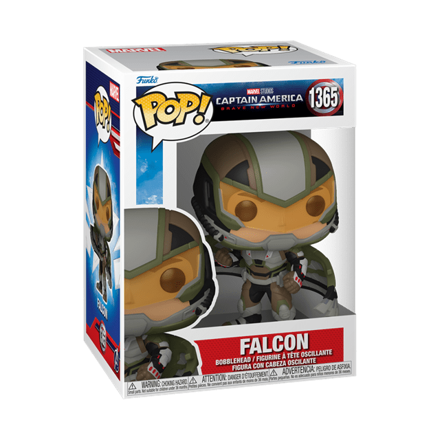 Captain America Black and White Falcon Funko Pop! Marvel Comics Vinyl Figure