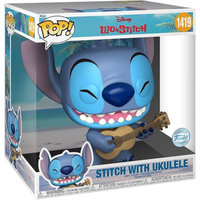 Stitch Funko Pop! Jumbo Vinyl Figure with Ukulele