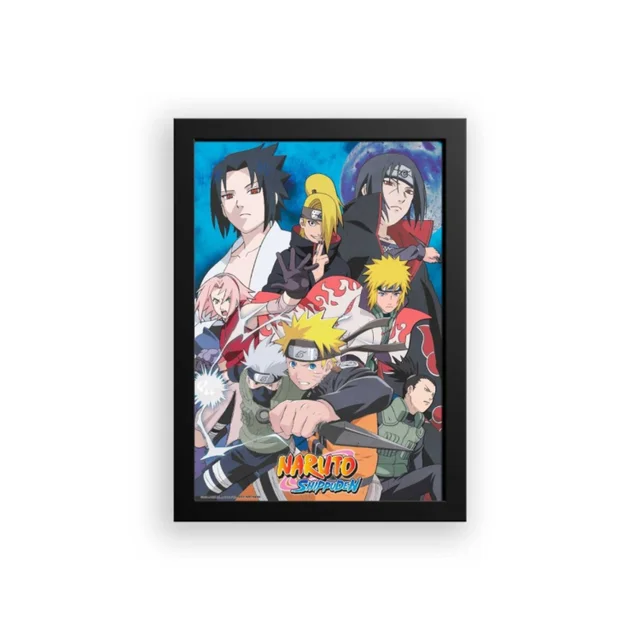 Naruto Shippuden LED Framed Print