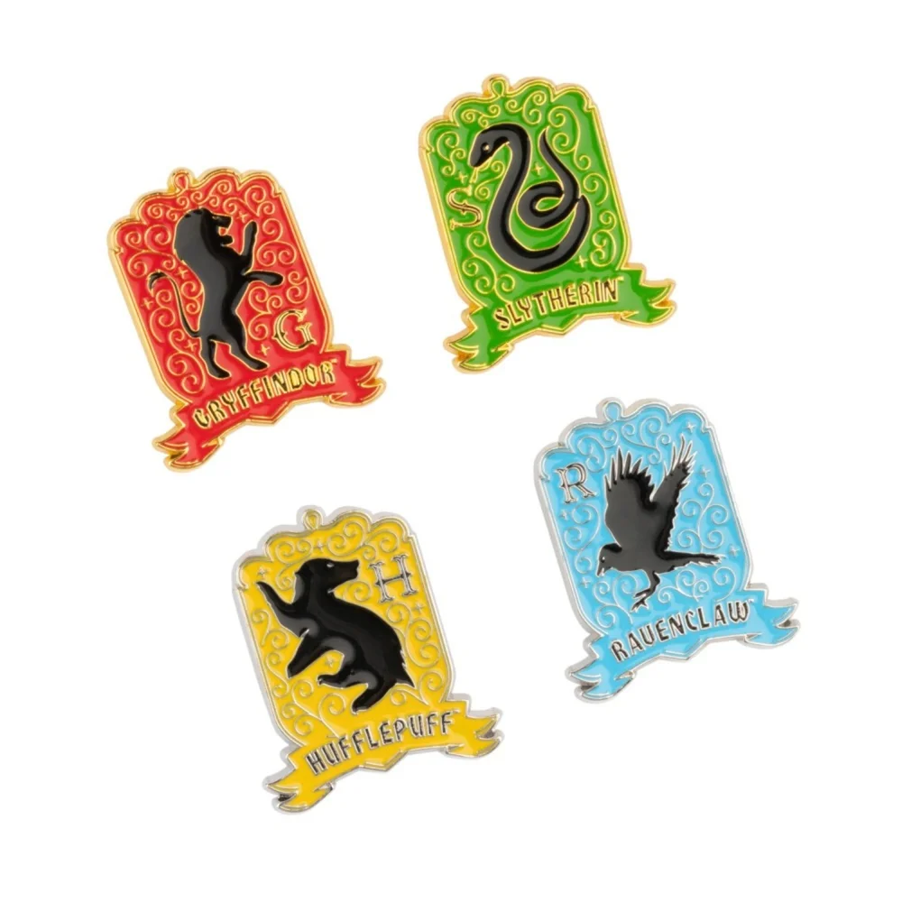 Harry Potter Hogwarts Houses Set Of 4 Pins Image 1