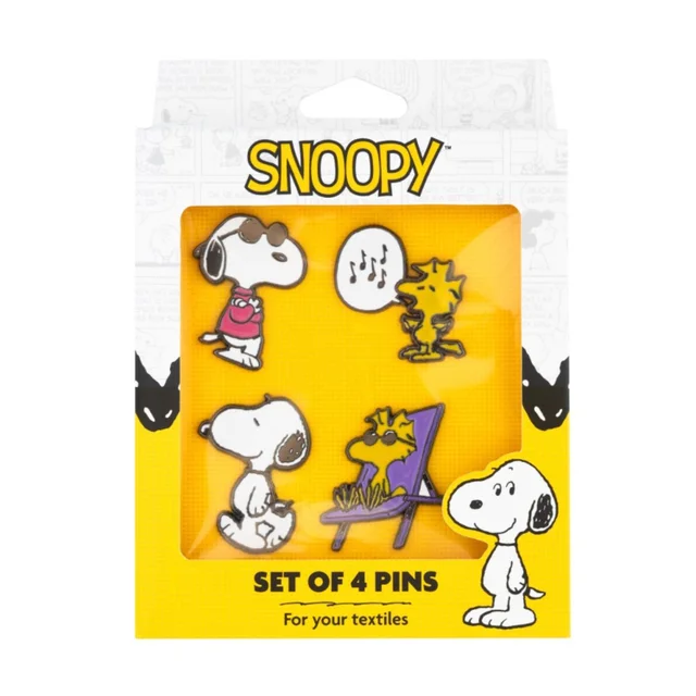 Snoopy 4 Pin Set