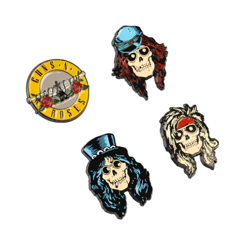 Guns N Roses 4 Pin Set Image 1