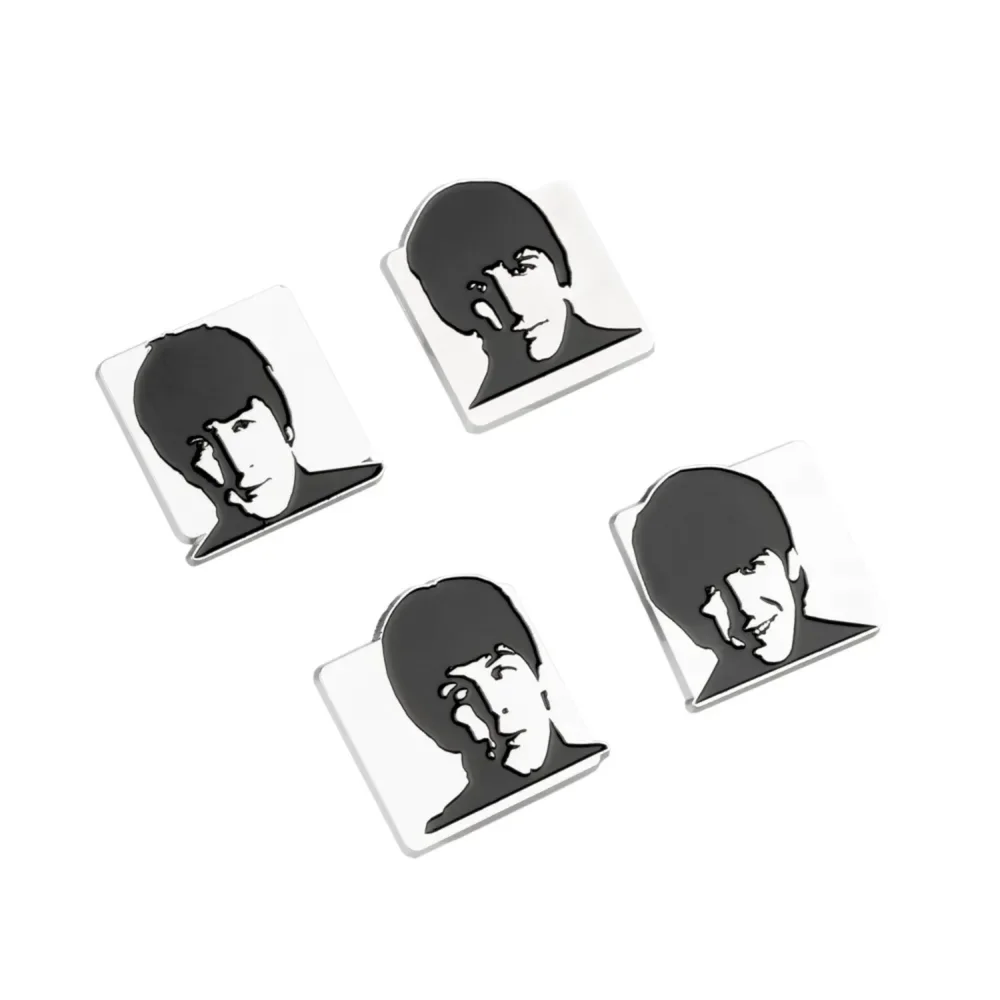 The Beatles Set Of 4 Pins Image 1