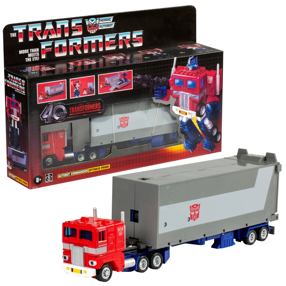 Transformers Toys Retro G1 Optimus Prime Converting Action Figure (6.25”) Image 1