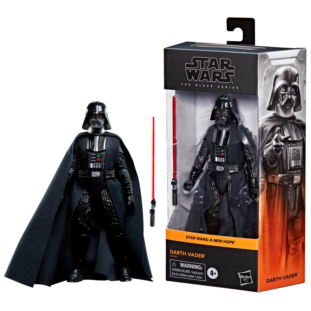 Star Wars The Black Series Darth Vader, Star Wars: A New Hope Collectible 6 Inch Action Figure Image 1