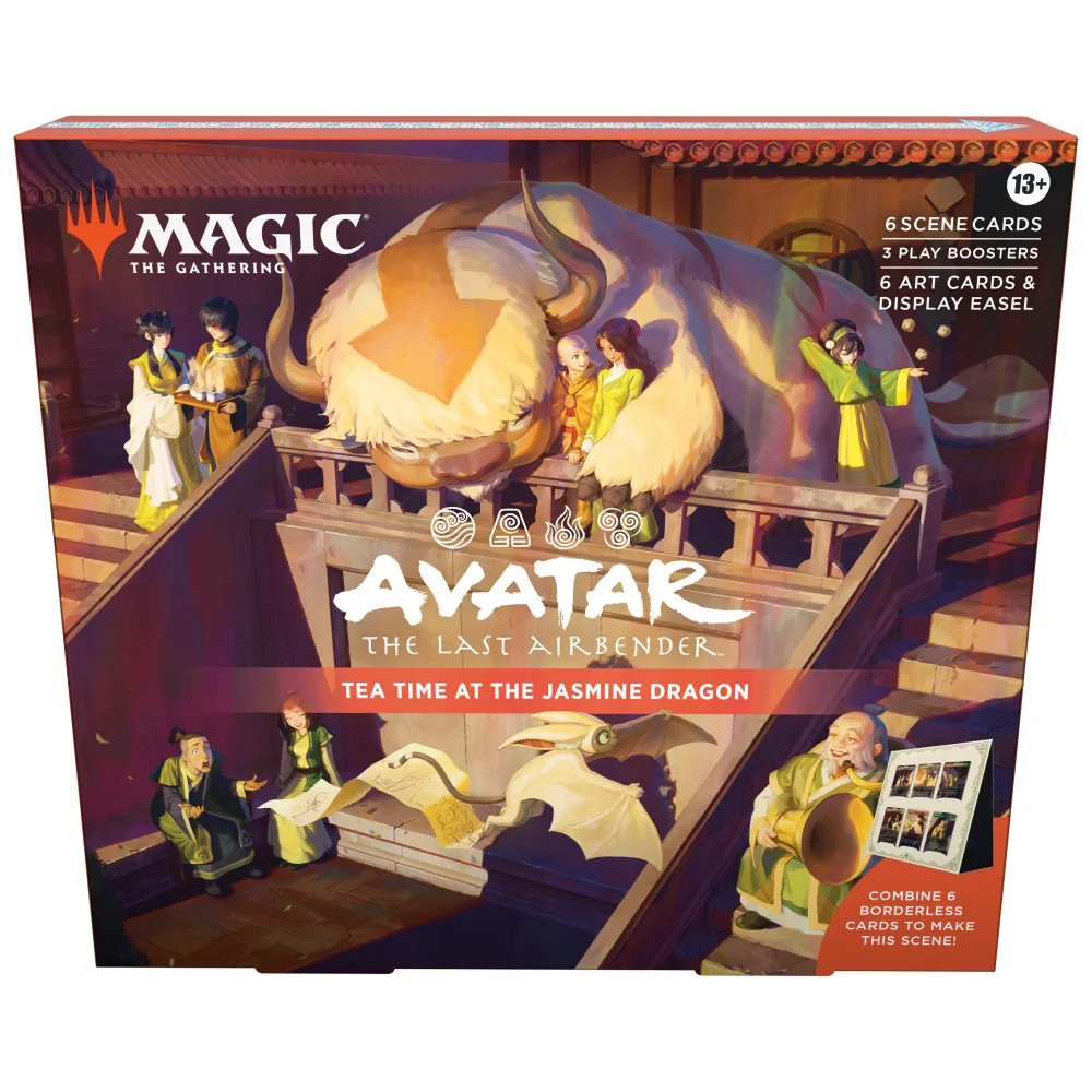 Magic: The Gathering | Avatar: The Last Airbender Scene Box - Tea Time at the Jasmine Dragon Image 1