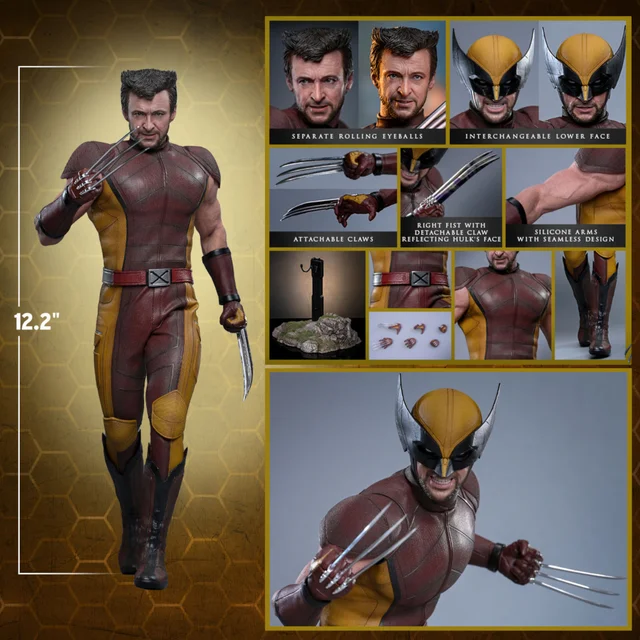Hot Toys Deadpool & Wolverine Wolverine (Classic Brown and Tan) 1/6th Scale Statue (31cm)