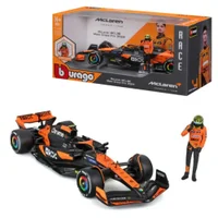 1:24 F1 MCLAREN MCL38 2024 WITH DRIVER FIGURE NORRIS