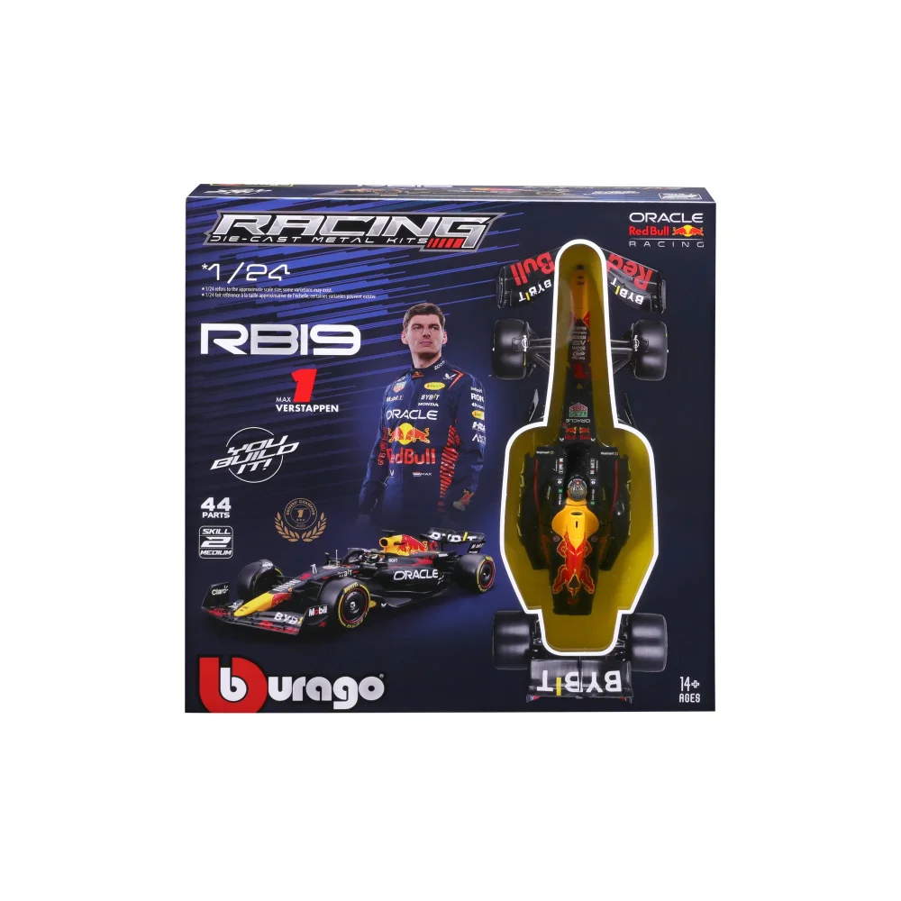 Bburago F1 Red Bull Racing RB19 2023 Verstappen 1:24 Scale Model Kit Image 1