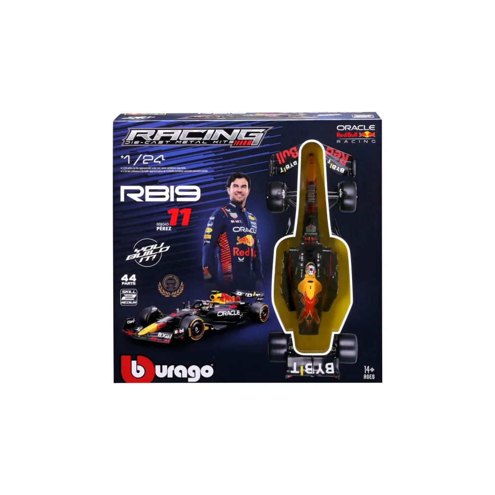 Bburago F1 Red Bull Racing RB19 2023 Perez 1:24 Scale Model Kit Image 1