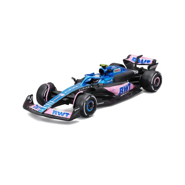 Bburago F1 BWT Alpine F1 Team A523 2023 With Gasly Helmet 1:43 Scale Model