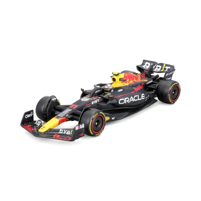 Bburago F1 Red Bull Racing RB19 2023 With Perez Helmet 1:43 Scale Model