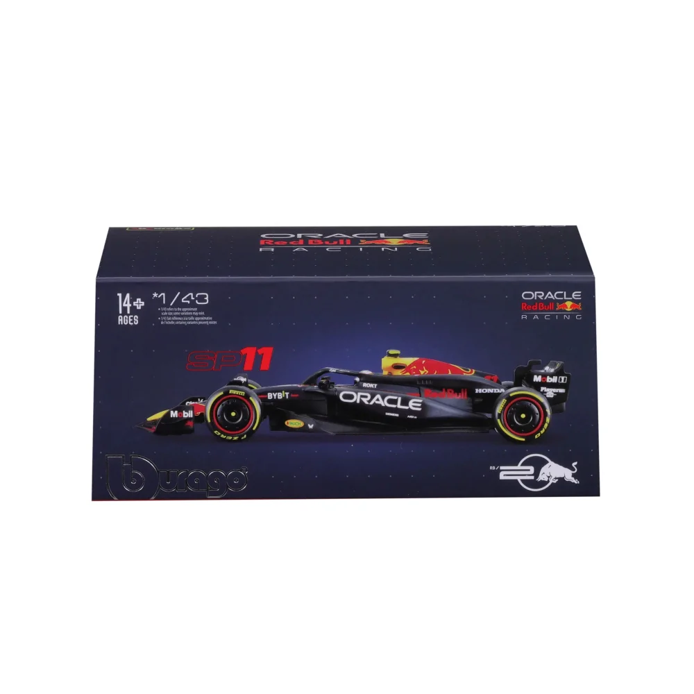 Bburago F1 Red Bull Racing RB20 2024 With Perez Helmet 1:43 Scale Model Image 1