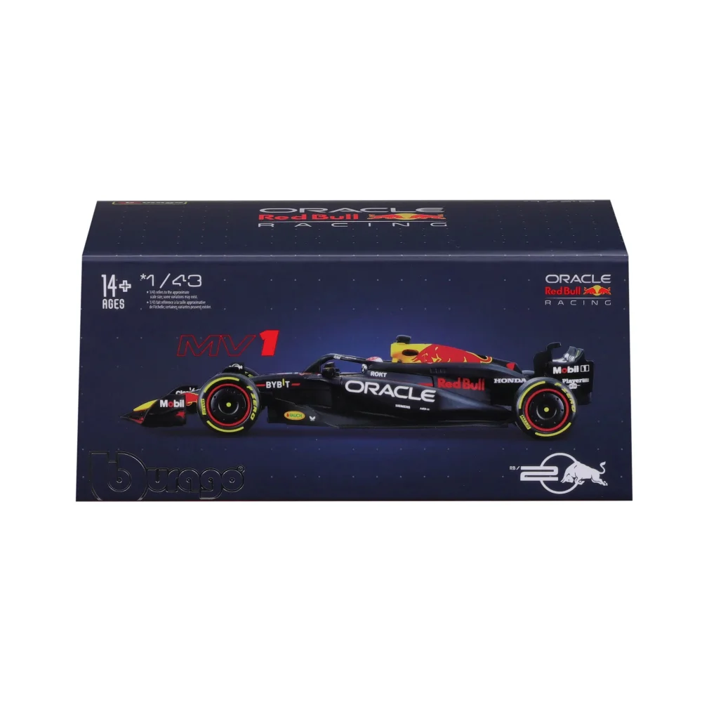 Bburago F1 Red Bull Racing RB20 2024 With Verstappen Helmet 1:43 Scale Model Image 1