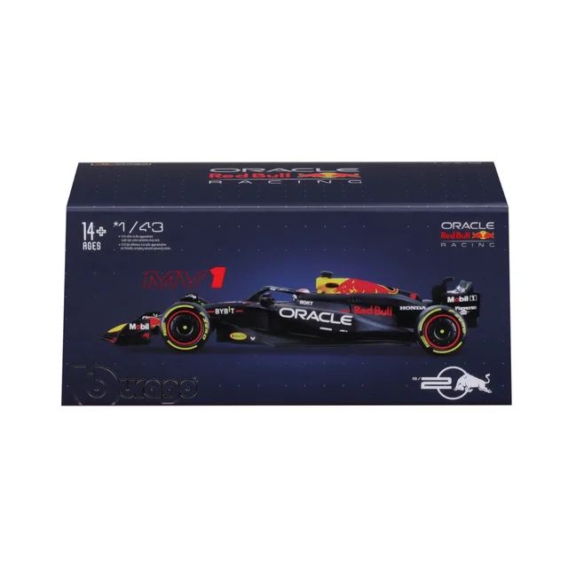 Bburago F1 Red Bull Racing RB20 2024 With Verstappen Helmet 1:43 Scale Model