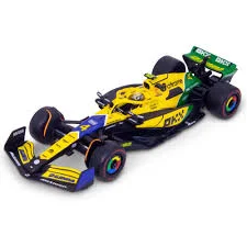 Bburago F1 Mclaren MCL38 2024 Norris Senna Livery 1:43 Scale Collectible Model Image 1