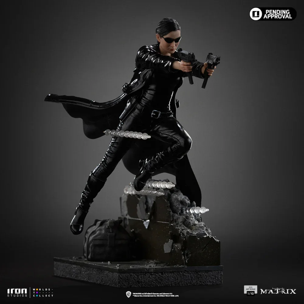 Iron Studios Matrix Trinity Art Scale 1/10 Statue Image 1