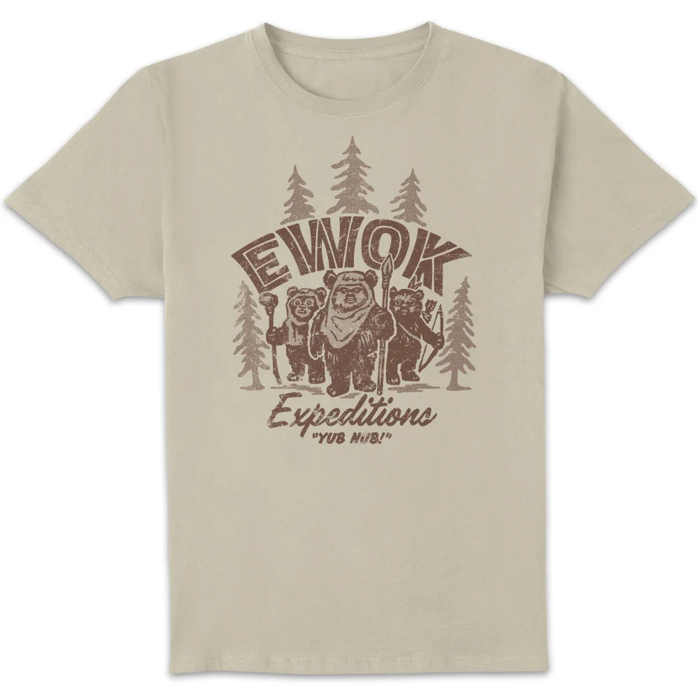 Star Wars Ewok Expedition Unisex T-Shirt - Cream - S Image 1