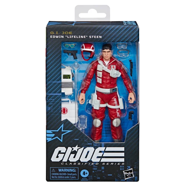 Hasbro G.I. Joe Classified Series 186, Edwin “Lifeline” Steen, 6” Action Figure