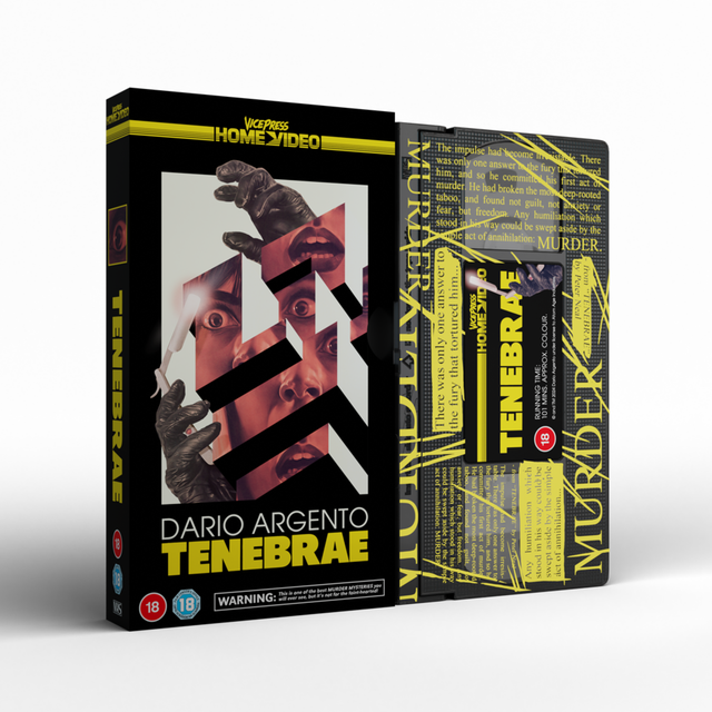Tenebrae - Vice Press Slipcase Edition VHS (UK/EU)