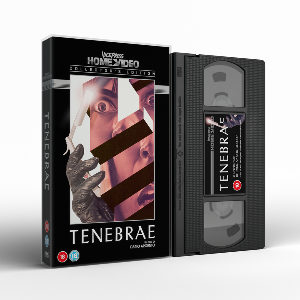 Tenebrae - Vice Press Collector's Edition VHS (UK/EU) Image 1