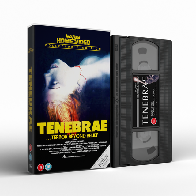 Tenebrae - Vice Press Collector's Edition VHS (UK/EU)