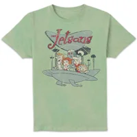 Jetsons Unisex T-Shirt - Mint Acid Wash - undefined undefined