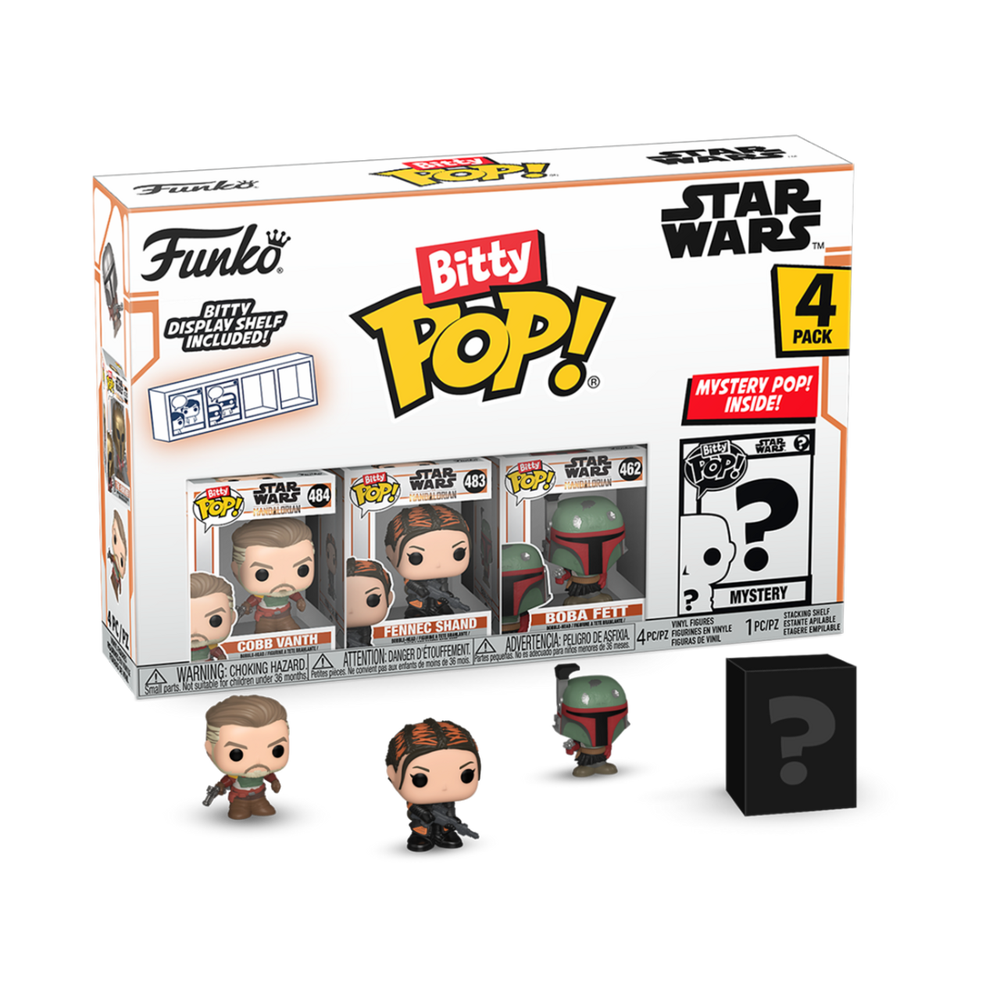 Star Wars Mandalorian Marshal 4 Pack Funko POP Bitty Image 1