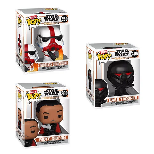 Star Wars Mandalorian Moff Gideon 4 Pack Funko POP Bitty