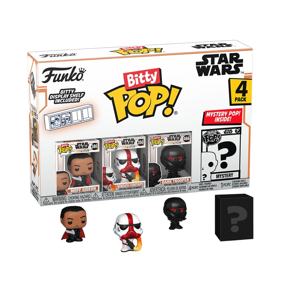 Star Wars Mandalorian Moff Gideon 4 Pack Funko POP Bitty Image 1