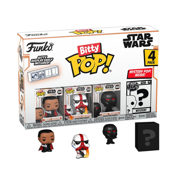 Star Wars Mandalorian Moff Gideon 4 Pack Funko POP Bitty
