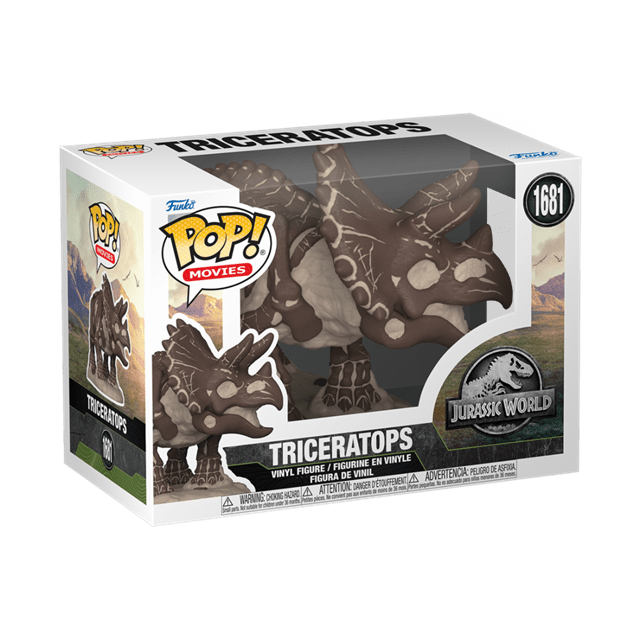Jurassic Park Fossil Triceratops Funko POP Vinyl Image 1