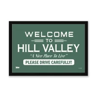 Back To The Future Welcome To Hill Valley Entrance Mat - undefined undefined