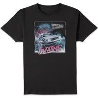 Back To The Future Outatime Synth Unisex T-Shirt - Black - undefined undefined