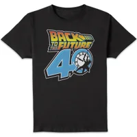 Back To The Future 40th Anniversary Unisex T-Shirt - Black - undefined undefined