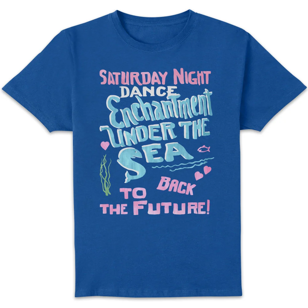 Back To The Future Enchantment Under The Sea Unisex T-Shirt - Blue - L Image 1